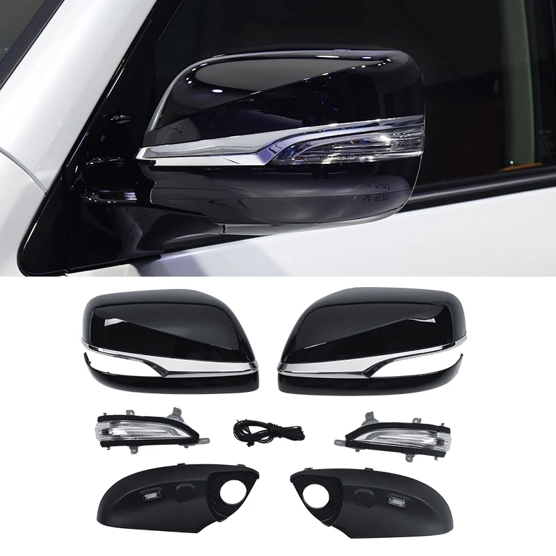 Rearview Mirror Cover Change Parts For Lexus LX570 2008-2022 2021 Upgrade Exterior Decoration Modification Accessories LX 570