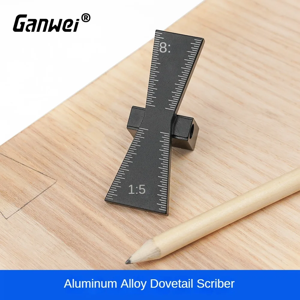 Ganwei Dovetail wire device all-aluminum one 1:5 1:8 Woodworking Tool