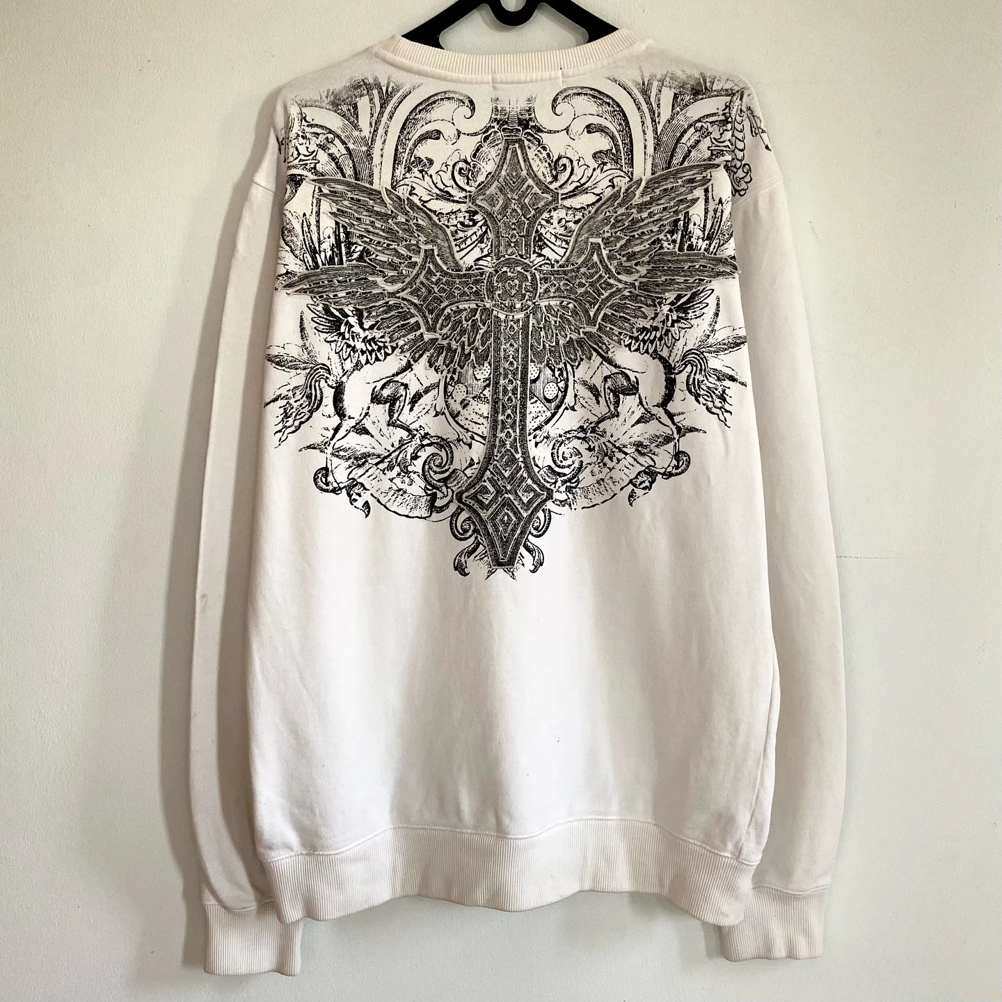 

Y2K винтажная футболка с круглым вырезом, футболка большого размера с длинными рукавами, новый мужской женский повседневный готический пуловер, топы, уличная одежда