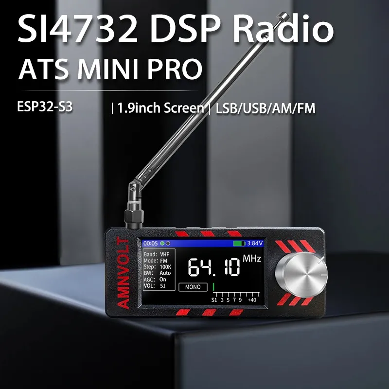 new-version-v3s-amnvolt-mini-si4732-dsp-radio-receiver-with-hi-z-headphone-amplifier-circuit-fm-am-ssb-lsb-usb-mode