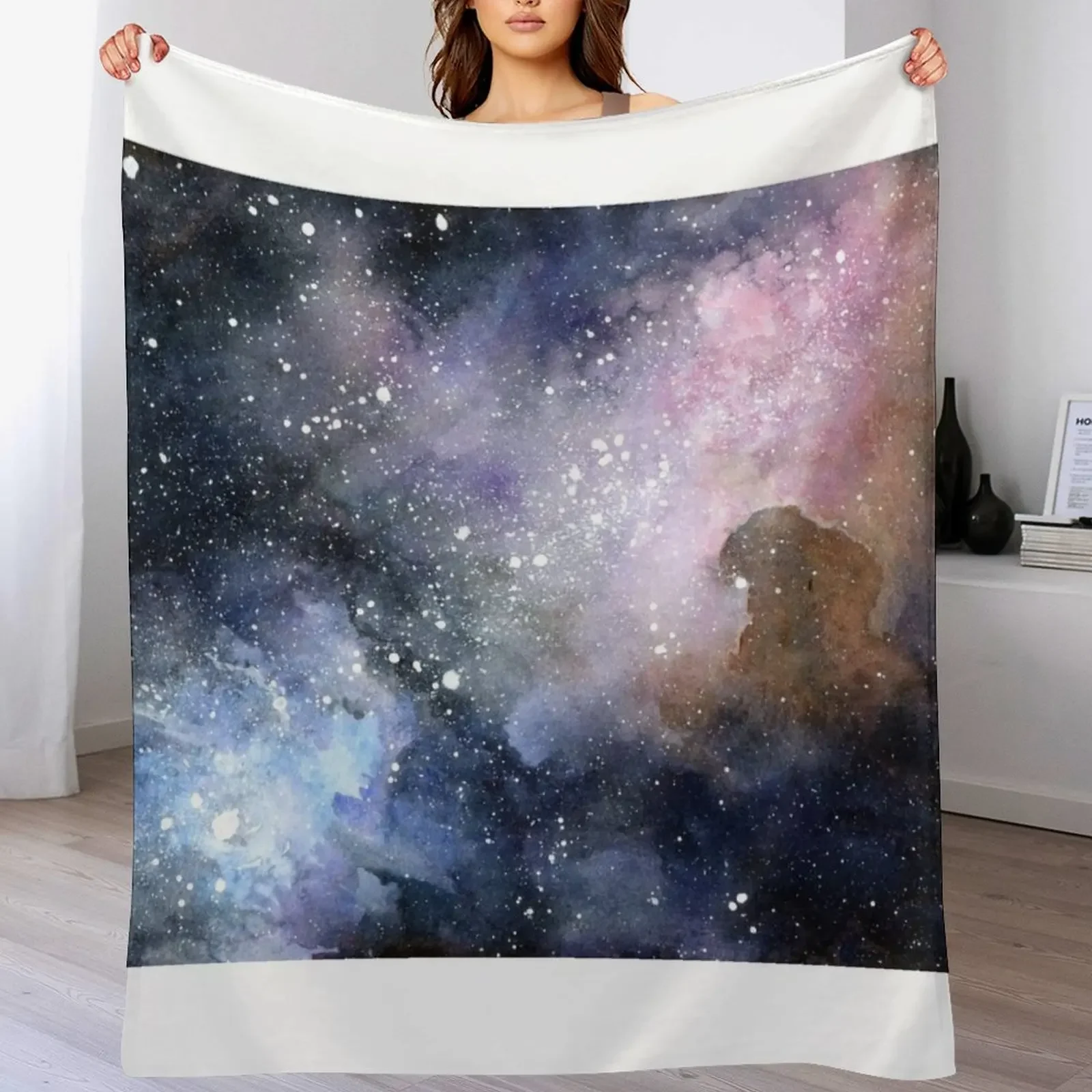 

Horsehead Nebula Throw Blanket Soft Plaid Loose For Baby Thermal Blankets