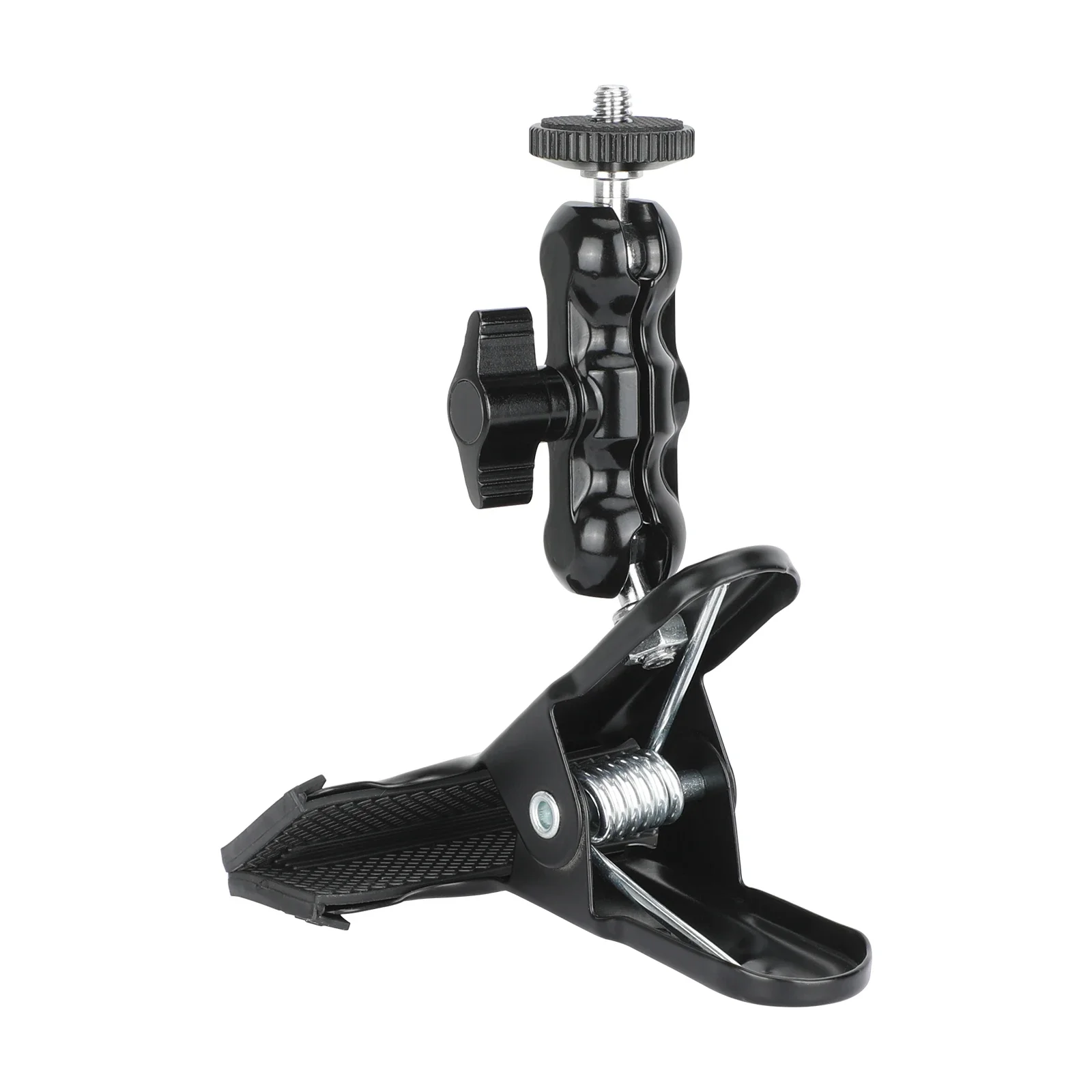 Spring Clip Clamp Crap Clamp with Mini Ball Head Extension Arm For Table Stands Light Monitor Camera Screen Accessories