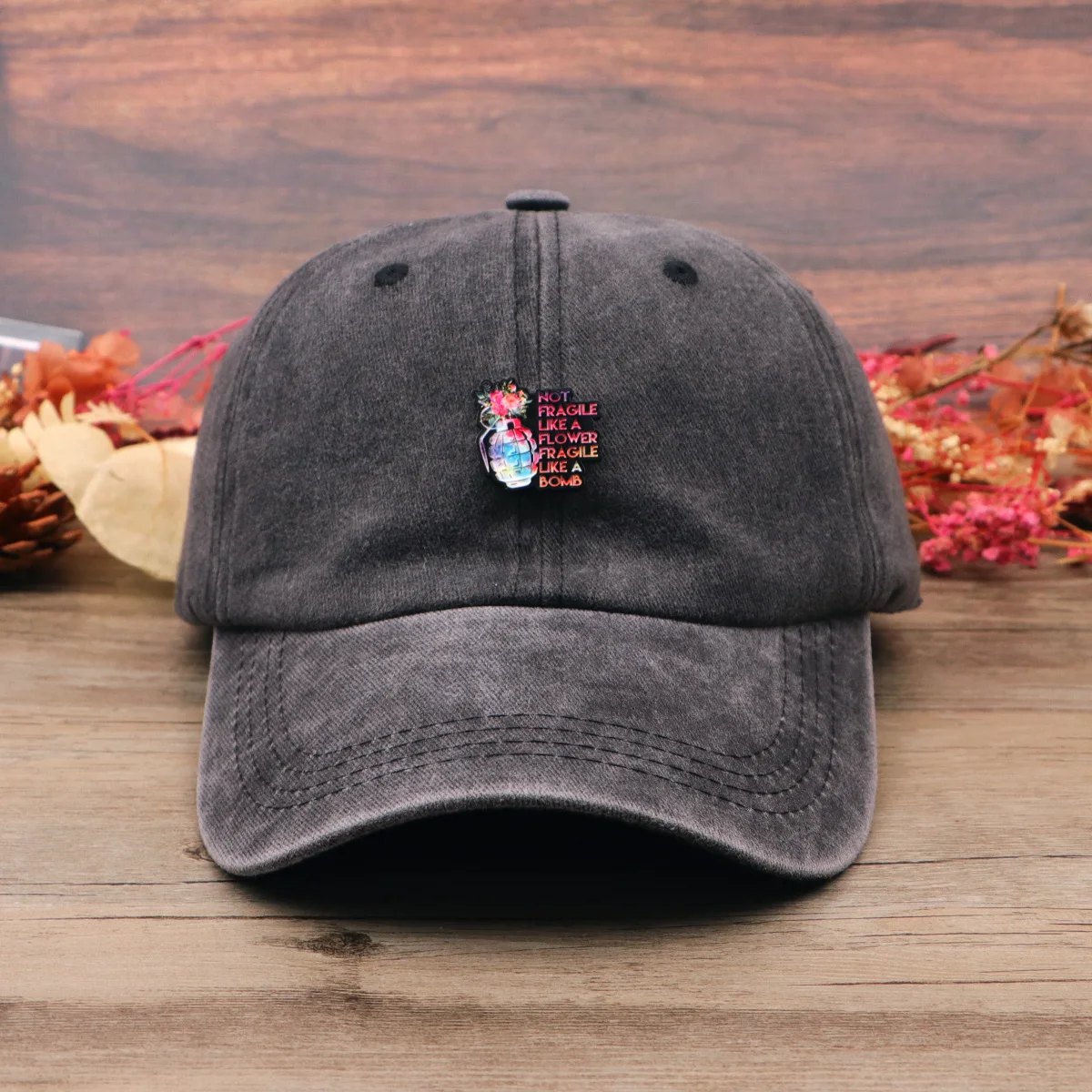 Wasted Quotes Vintage Classic Baseball Caps Feminist Casual Style for Men Women Sun Protection Hats Outdoor Sports Cap