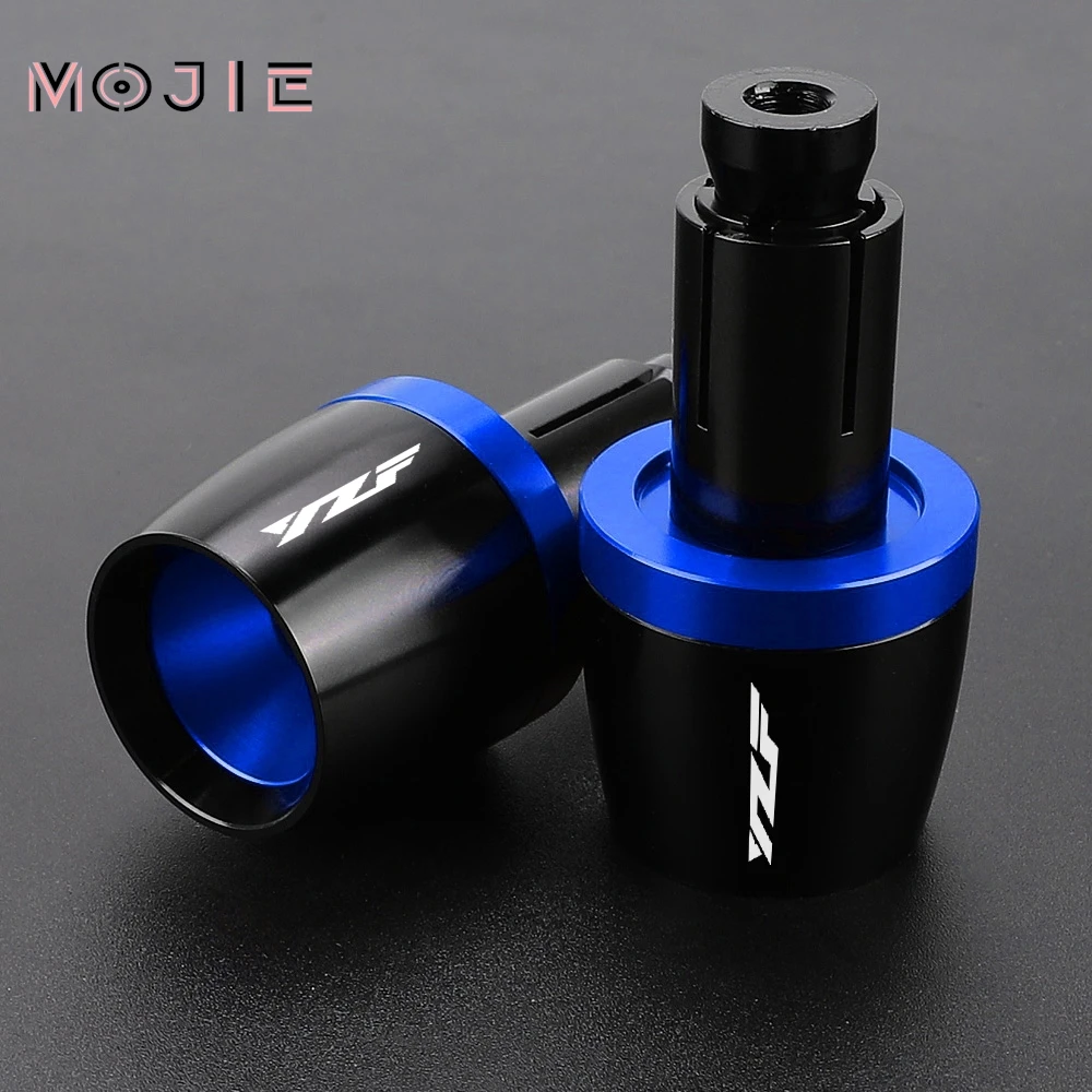 For Yamaha YZF R1 YZFR3 YZF R6 YZF R7 R25 YZF~R125 R15 V3 Motorcycles Handlebar Grips Bar Ends Cap Counterweight Plug Slide 22MM