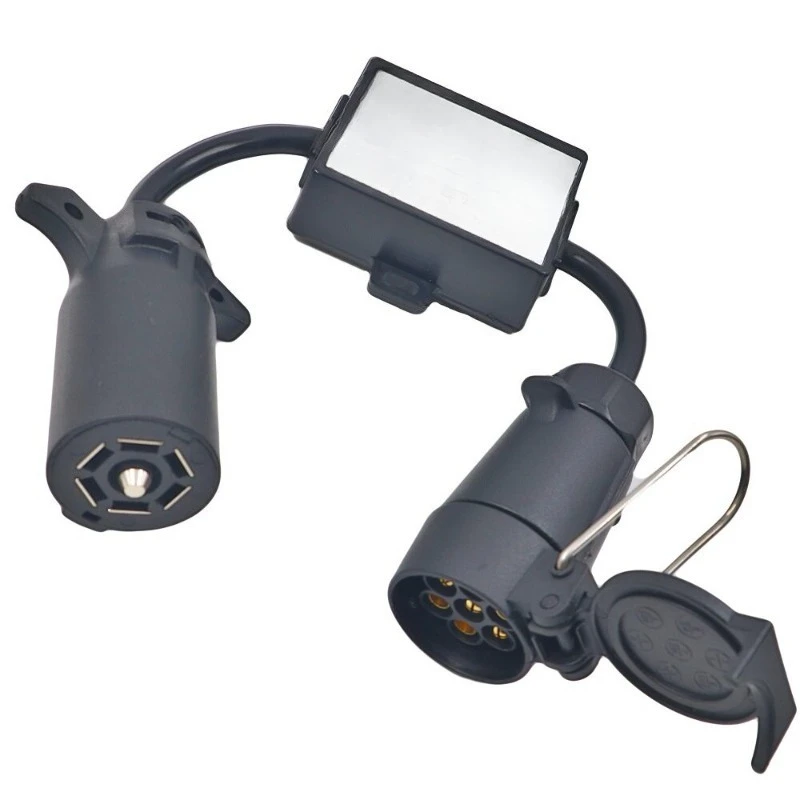 FOR Trailer Connector 7-pin To European 7-pin Separation Brake Light , Car Tail Light Separation