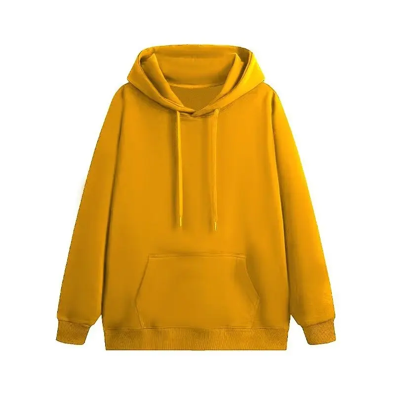 Herren- und Damen-Hoodies in Unifarben mit Taschen, Sport- und Fitness-Sweatshirts, modische Freizeitpullover in mehreren Farben – Detail 11