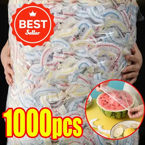 Reusable Disposable Food Cover Plastic Wrap Durable Elastic Food Lids for Bowls Elastic Plate Covers for Kitchen Food Saver Bag