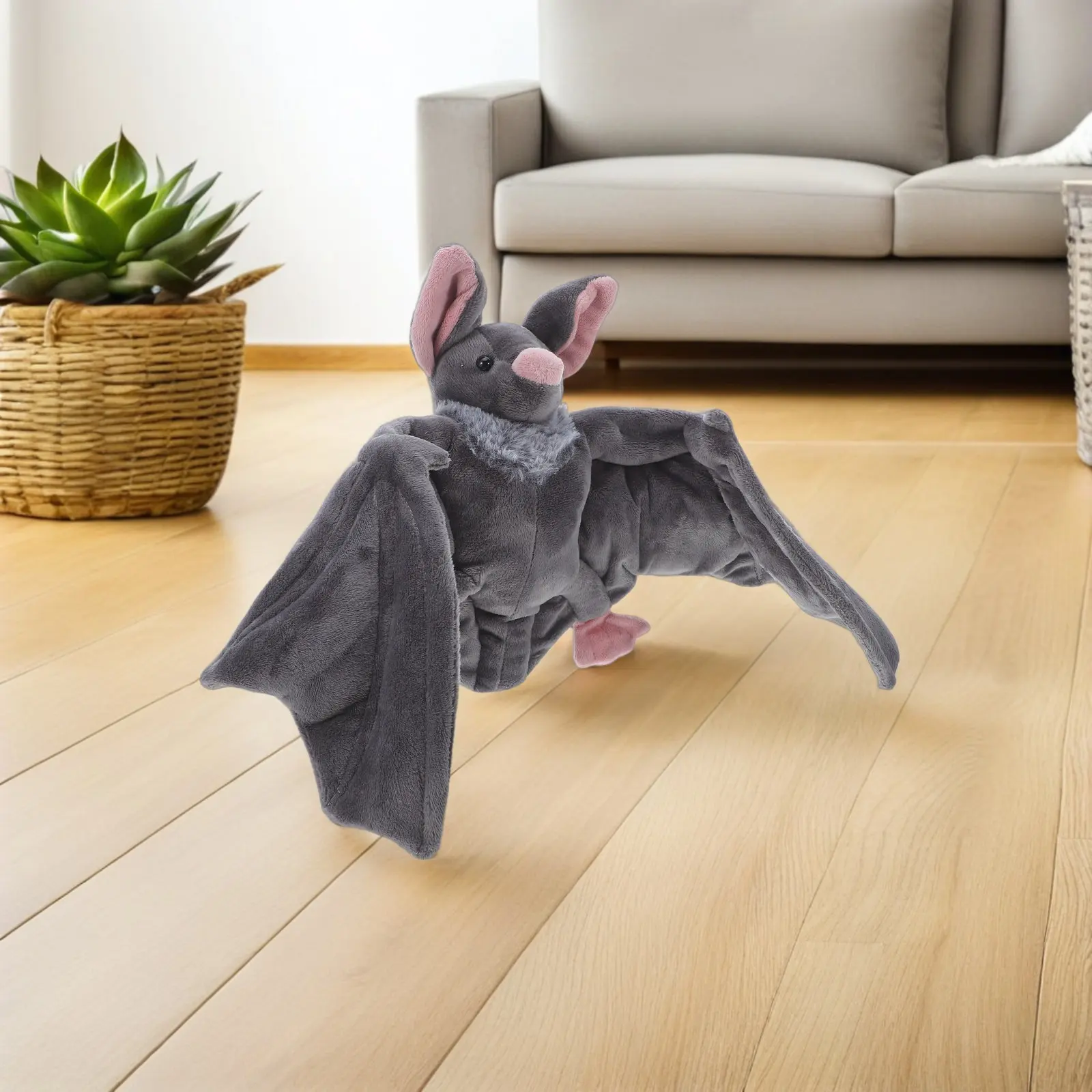 

Cute Halloween Bat Decor for Home Party Spooky Festival Hanging Ornament Soft Stuffed Animal Kawaii Plushie Reusable Holiday