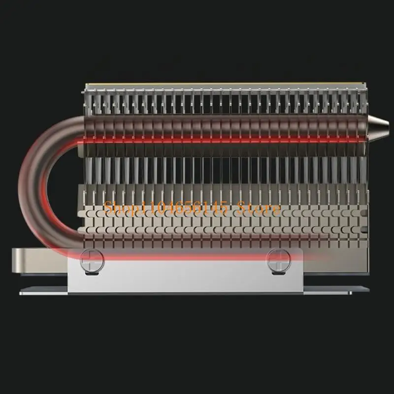 652F HR-09 2280 Cooler Heatsink Efficient Heat Dissipation Heat Pipe Radiators