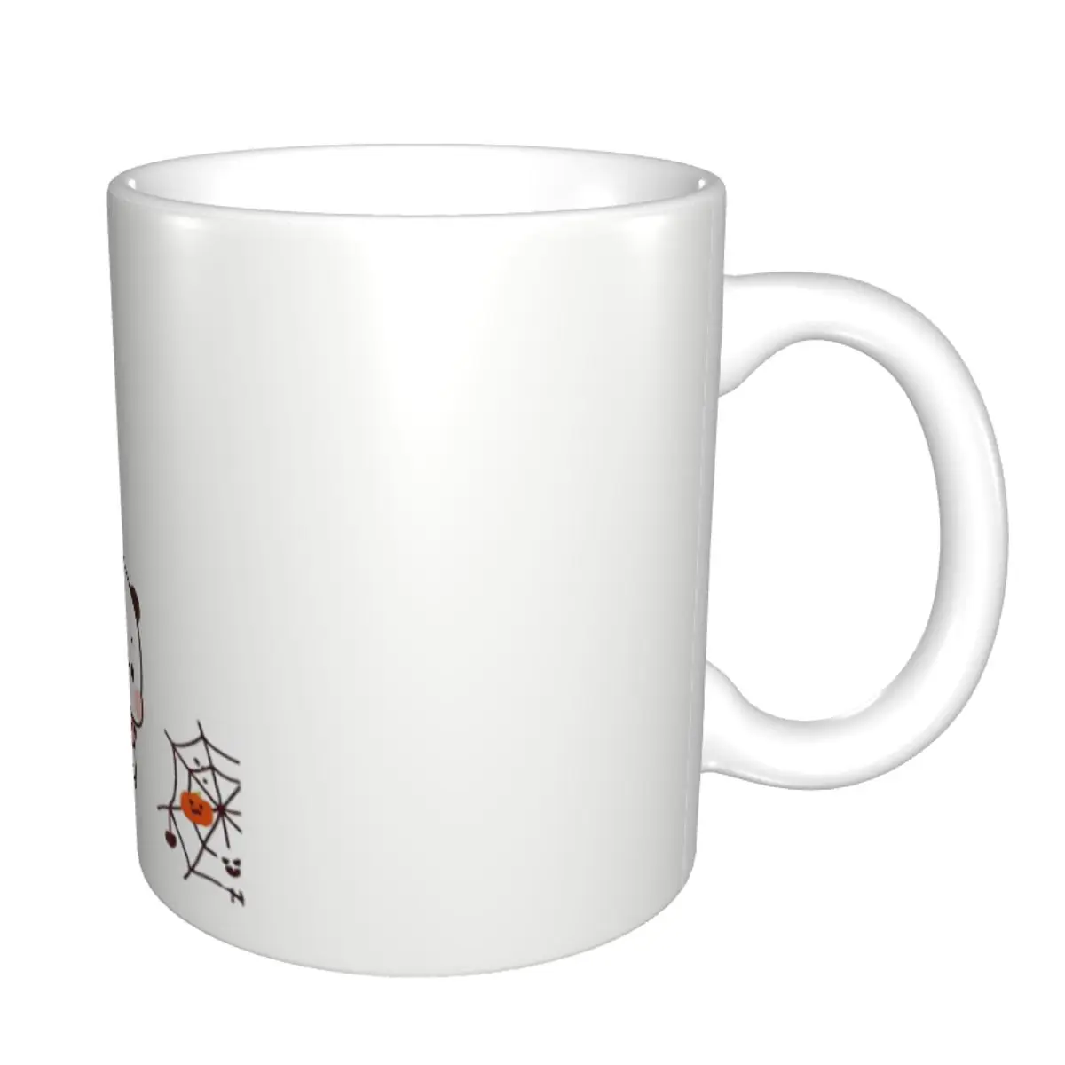 Customized DIY Bubu And Dudu Trick Or Treat Ceramic Mug Coffee Cup Creative Gift