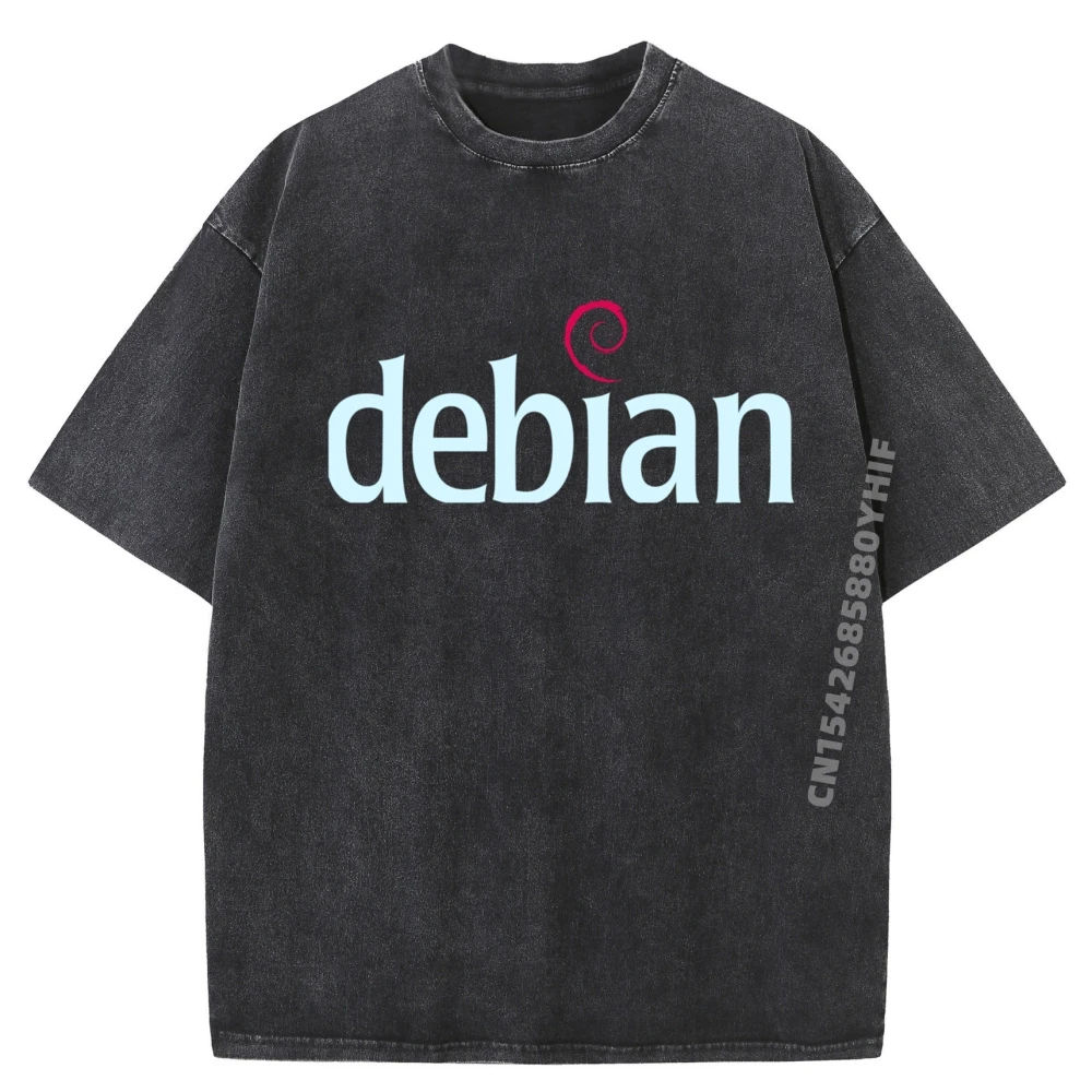 

Linux Debian Lovers Spiral Open Source Os Симпатичная футболка большого размера Мужская одежда Ретро стираные топы и футболки Большие и высокие