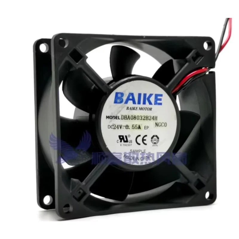 

Ltsf For BAIKE DBA08032B24H DC 24V 0.55A 80x80x32mm 2-Wire Server Cooling Fan 8cm