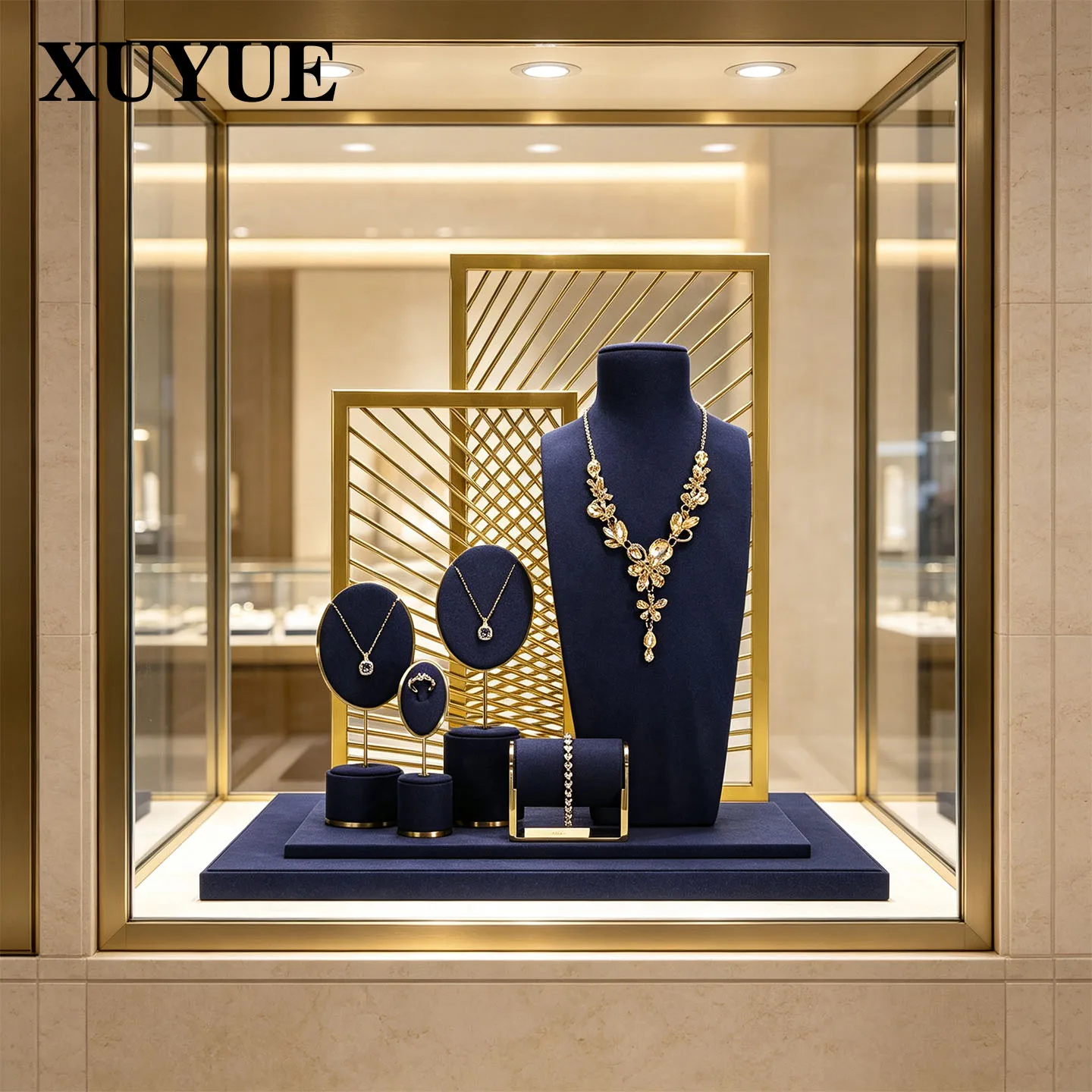 Jewelry Exhibition Window Display Props Exhibition Jewelry Earring Stand Ring Earring Bracelet Necklace Jewelry Display Stand