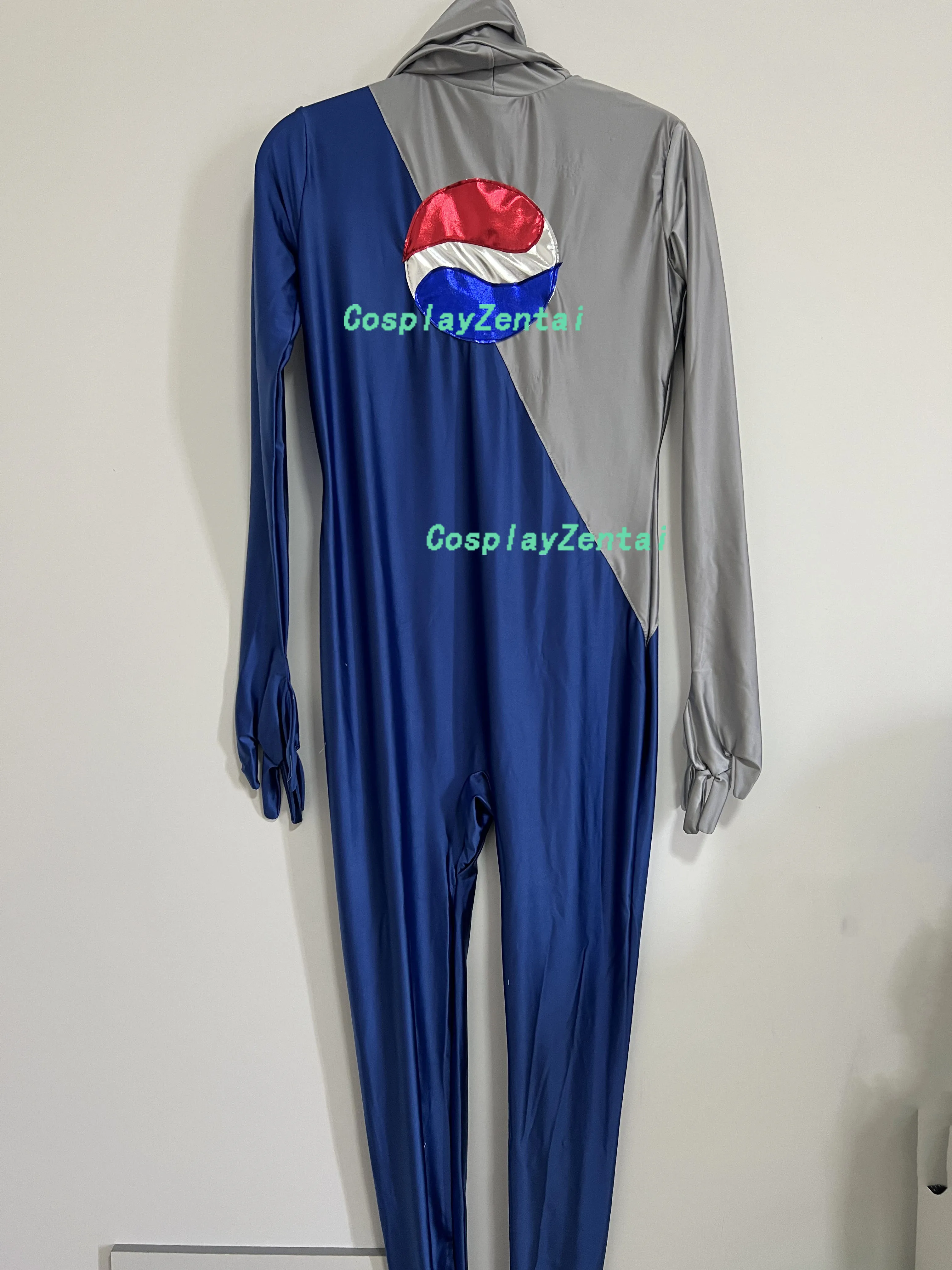 Pepsiman Costume High Quality Spandex Shiny Bright Smooth Zentai Bodysuits Halloween costumes Woman/Men Zentai Suit