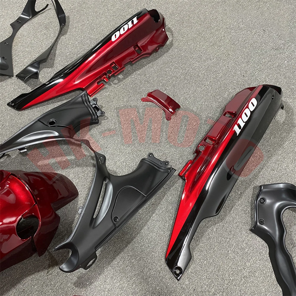 Motorcycle Fairing Kit Fit For ZZR 1100D ZX-11 ZZR1100 1993 1994 1995-2002 Bodywork Set High Quality Abs Injection Candy Red