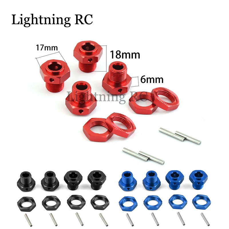 

Металлическая Шестигранная втулка для колеса 17 мм, адаптер с гайкой для Arrma 1/7, неограниченное виновение, 6S 1/8, Typhon 6S, детали для модификации радиоуправляемого автомобиля