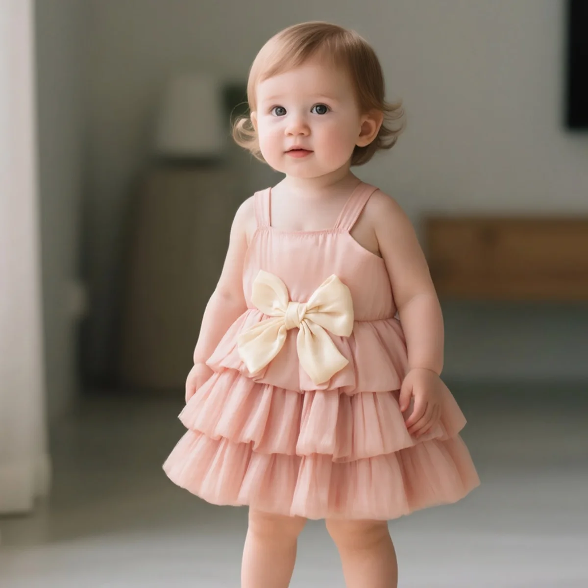 

Платья для маленьких девочек, новая летняя имитация детской одежды без рукавов, атласное однотонное элегантное праздничное платье с бантом для девочек