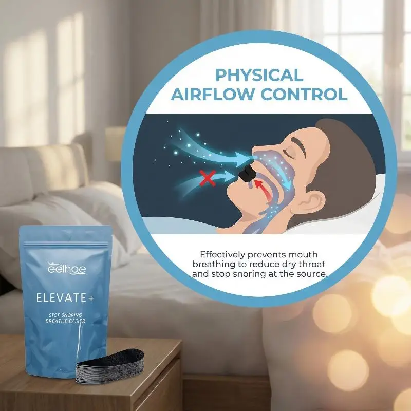Anti Snoring Sticker Promote Better Sleep Improve Mouth Breathing Reduce Snore Nighttime Sleep Mouth Correction Tape For Adult