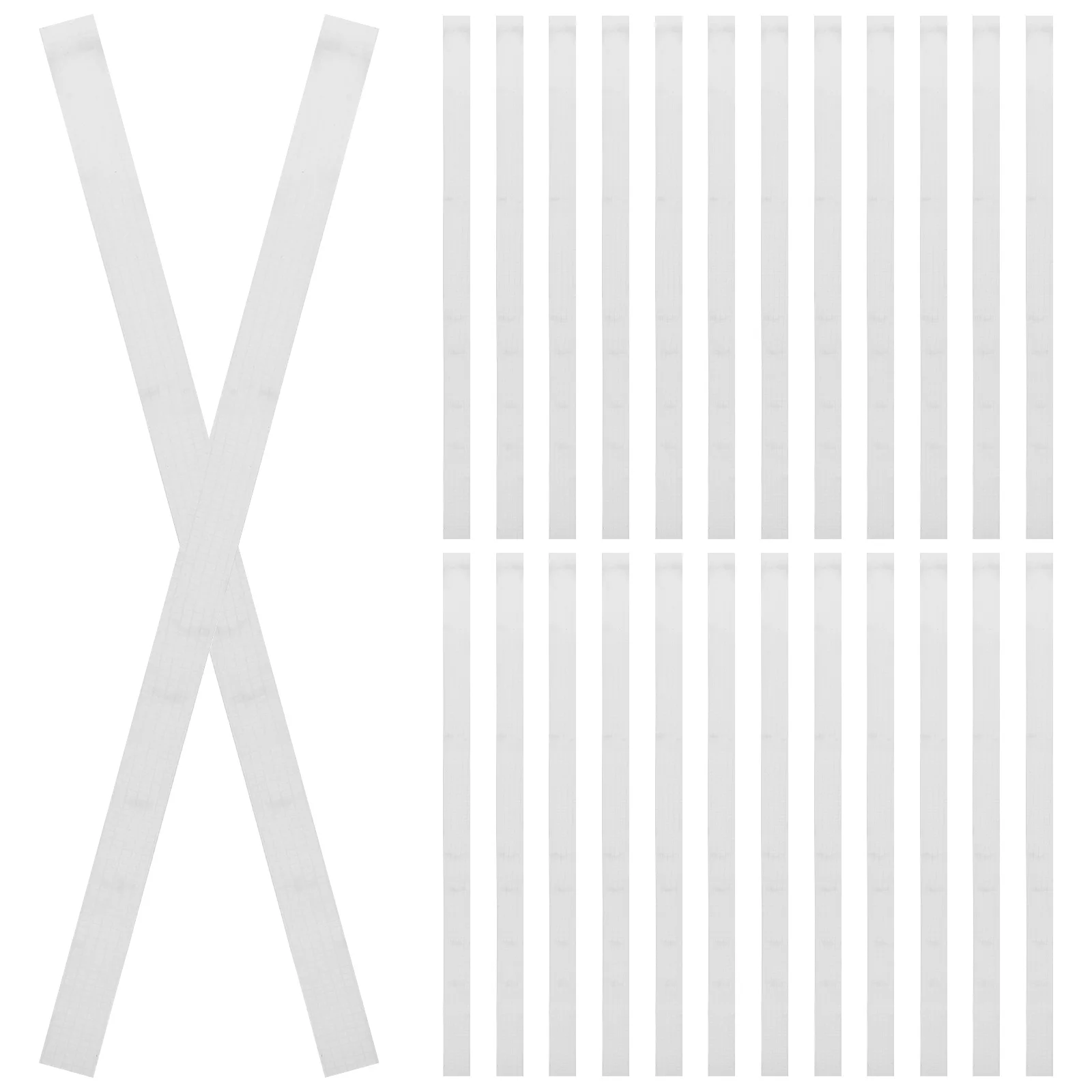 

30 Pcs Binding Strips Mesh Glue for Book Tape Paper Magazine Textbook Spine Plastic