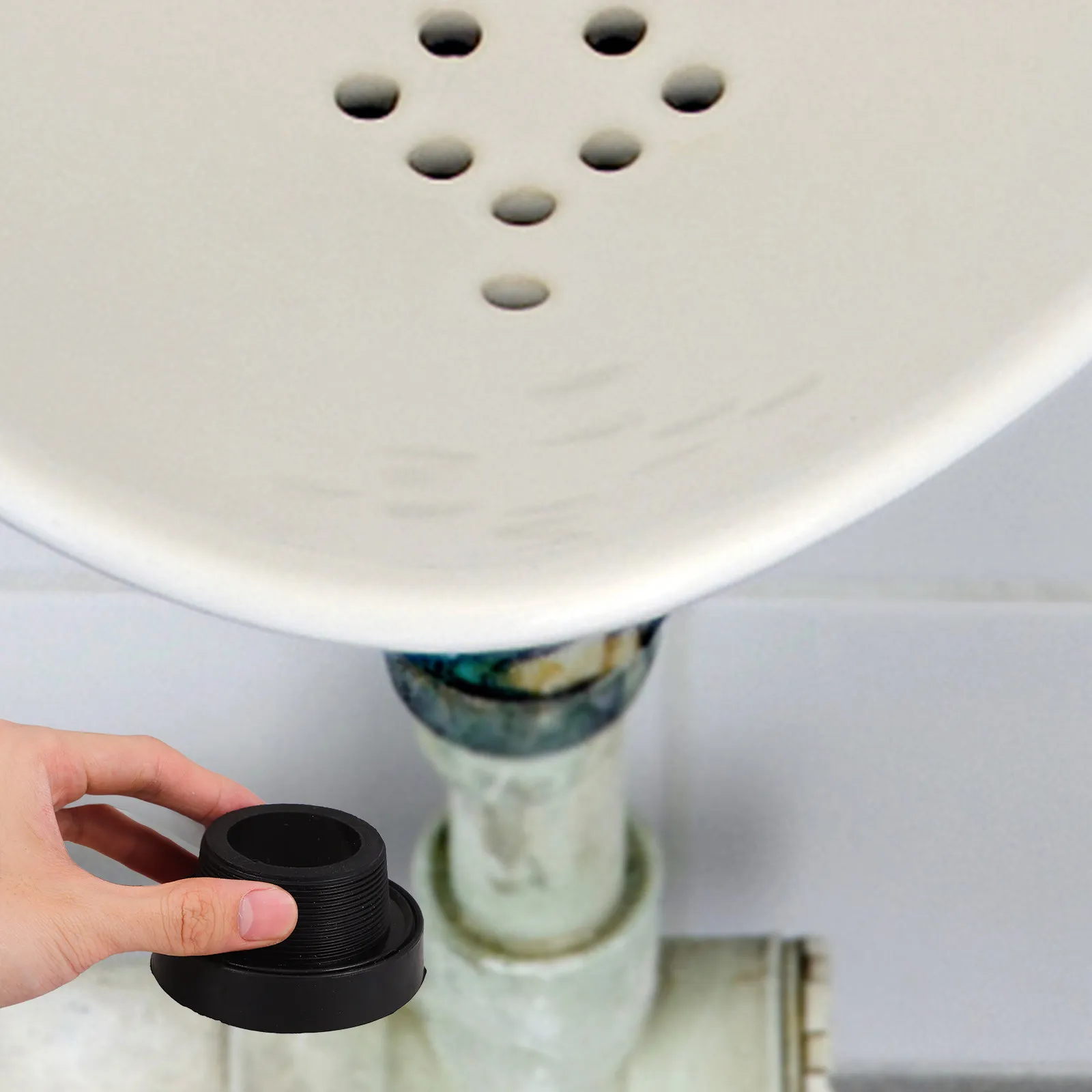 2Pcs Rubber Drain Seal Ring for Urinal Drain Base Sealing Ring Urinal Connection Parts Leak Proof Long Term Use Wide Application
