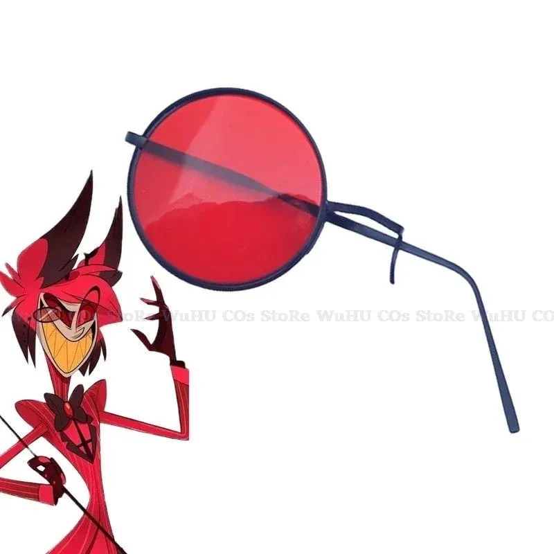 

NewAnime Hasbin Hotel Alastor Косплей Унисекс Красные очки Очки с одной линзой Парик Хэллоуин Карнавальные аксессуары5;c,6's.2;b'8,