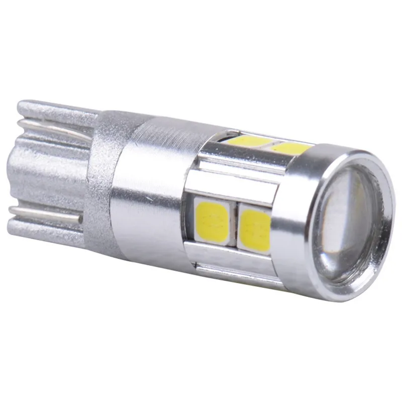 10pcs T10Lens Exterior Lamp Car Modified Highlight Bulb Ultra-High Profile Small Lamp  Daytime Running Bulb Car Width Light