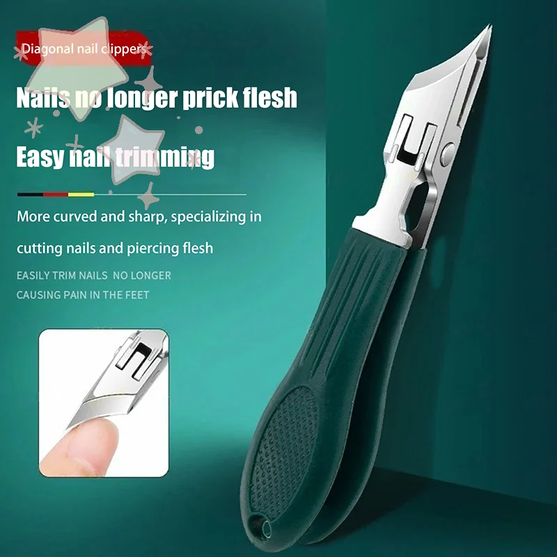 المهنية حادة المائل الفم مسمار كليبرز المتقلب مكافحة سبلاش أدوات باديكير بتقويم العمود الفقري العناية بالقدم #1