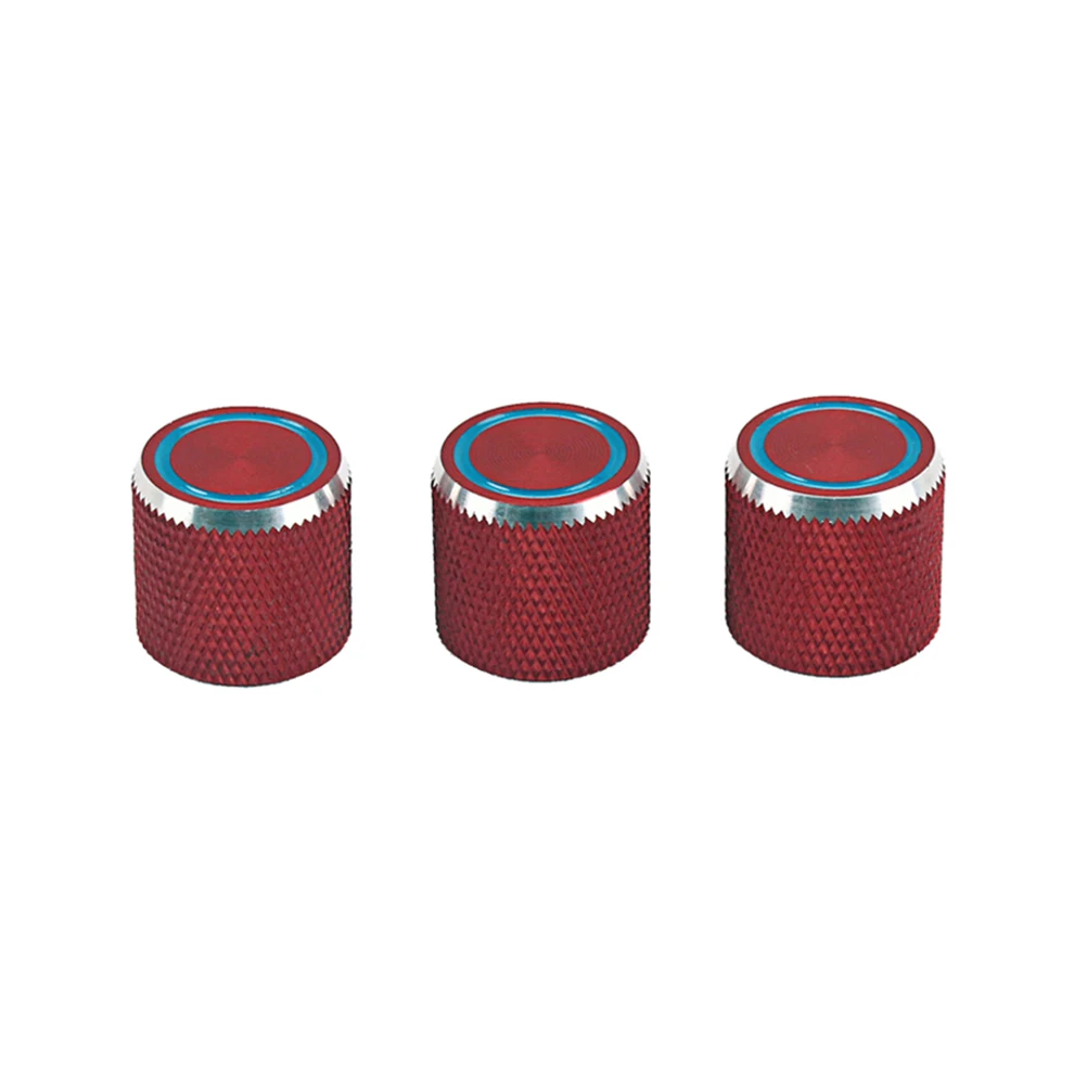 

3pcs Metal Knobs Set Volume Tone Control Buttons for Electric Guitar Replacement Guitar Parts Accessories Hardware