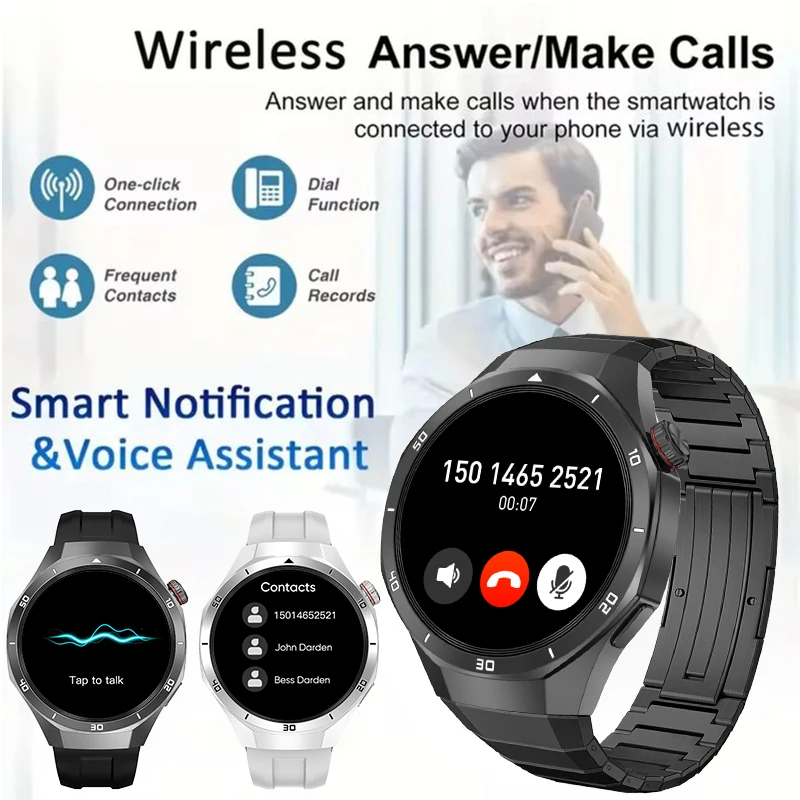 2025 New For HUAWEI GT 5 Pro 32Gb Memory SmartWatch AGPS Beidou Navigation Sapphire Screen HD Video Bluetooth Call SmartBracelet