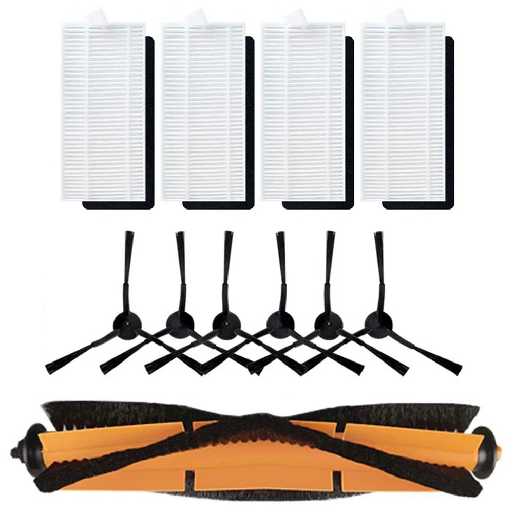 Brosse Principale et Latérale pour Robot Thamtu T21, Accessoires de Remplacement pour Aspirateur