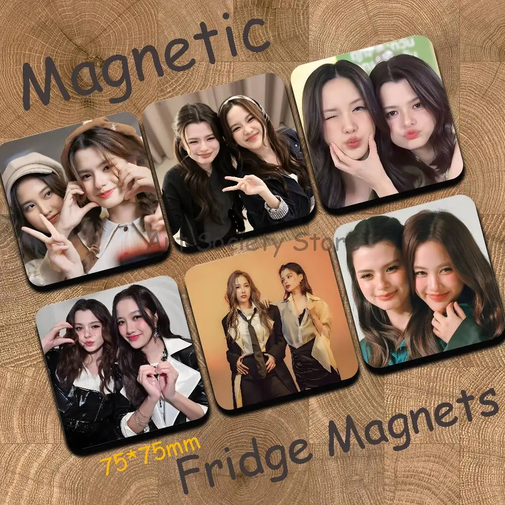Freen Becky Refrigerator Magnets Cute Cartoon Magnetic Personality Decorations Creative Gifts