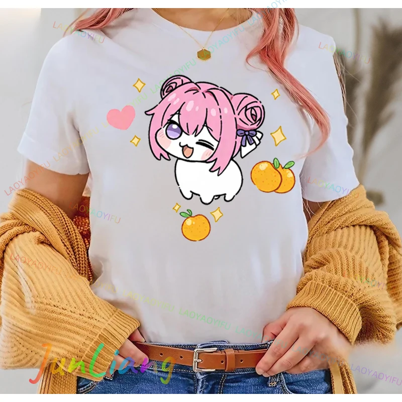 

Funny Doro Meme Cosplay Top Y2k Clothes for Women Nikke Anime Woman Clothing Cartoon Game Graphic Csaual Fashion Harajuku Cotton