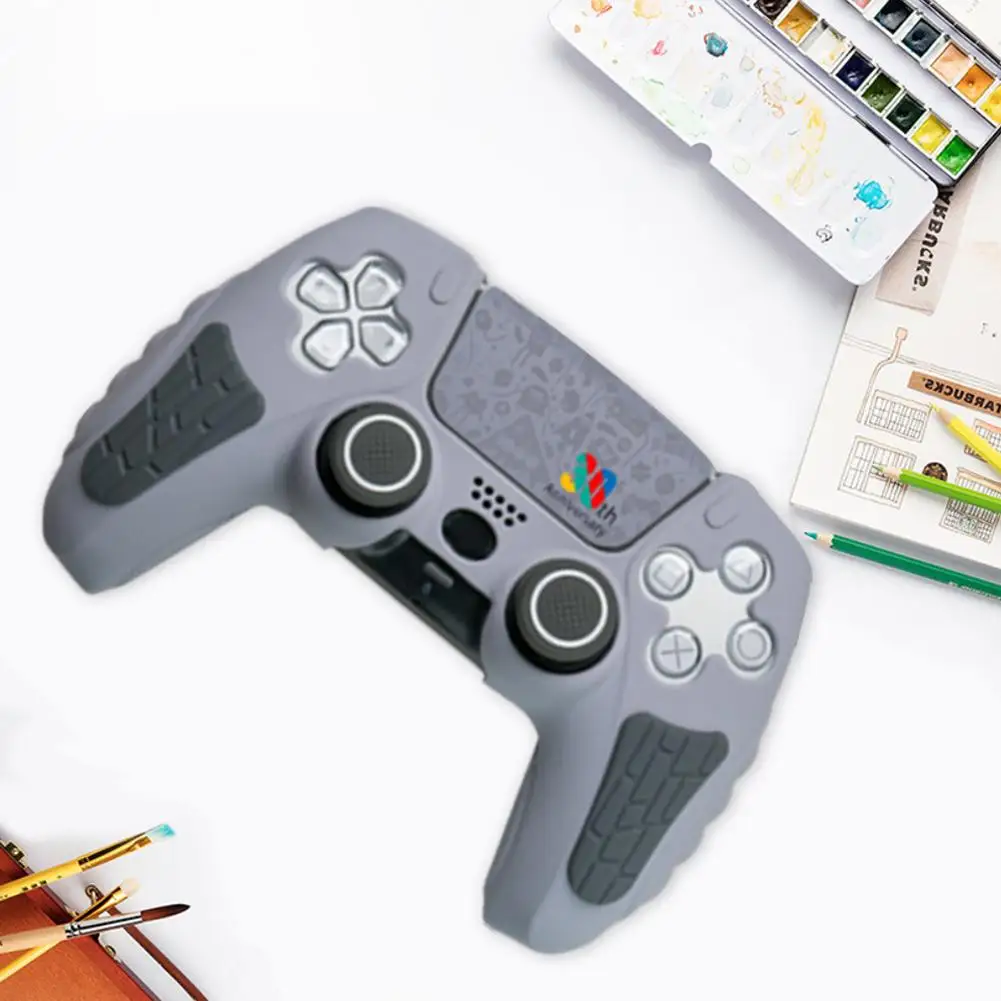 Чехол игрового контроллера ограниченной серии 30-летия для PS5 с наклейкой на сенсорный экран для PlayStation 5, защитный чехол