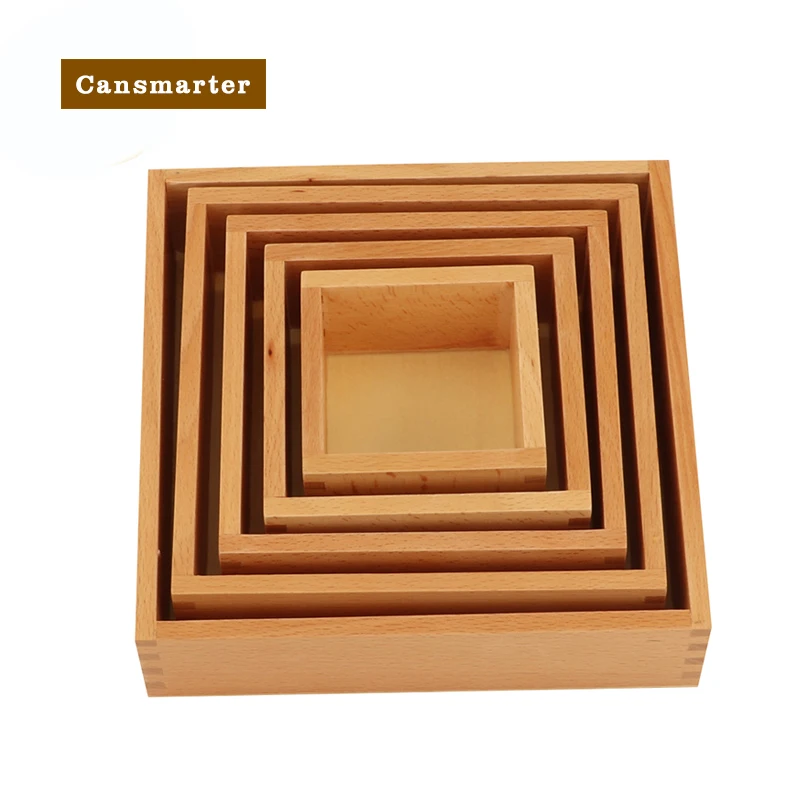 

Montessori Baby Toys Wooden Learning Sort Nesting Box Collect Small Ball Bead Children Home Classroom Teaching Aids Puzzle Games