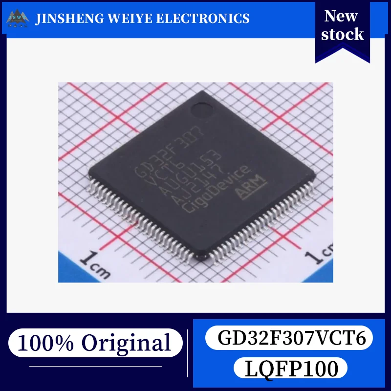 (5/50 pieces) GD32F307VCT6 LQFP-100 32-bit Microcontroller, 100% New, Original, In Stock, Chipset