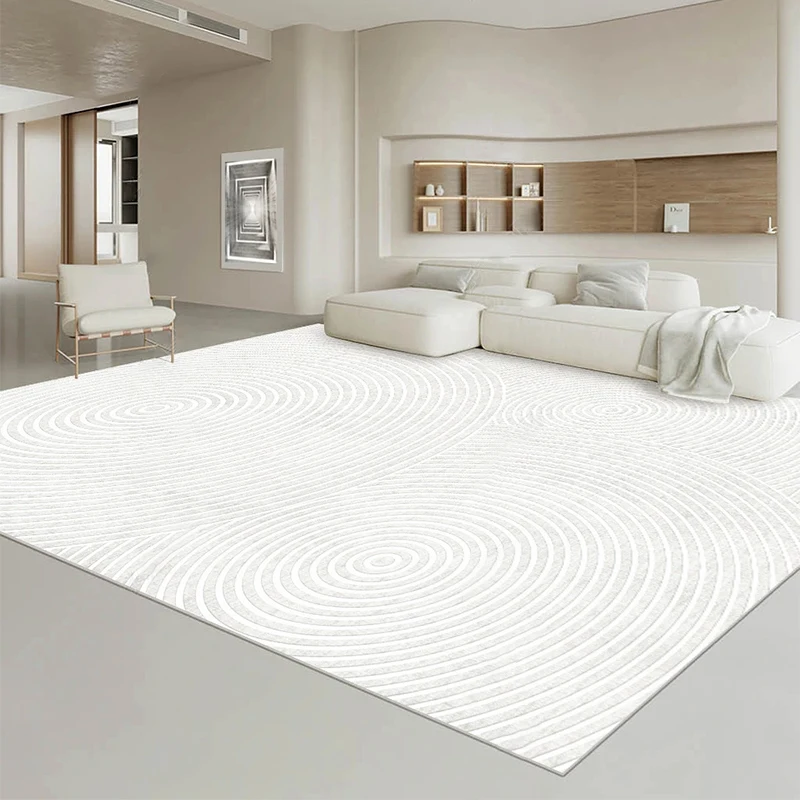 

Living Room Bedroom Bedside Carpet Sofa Floor Mat Home Decoration Abstract Large Area Rug White Soft Non-slip Nordic Modern Rugs