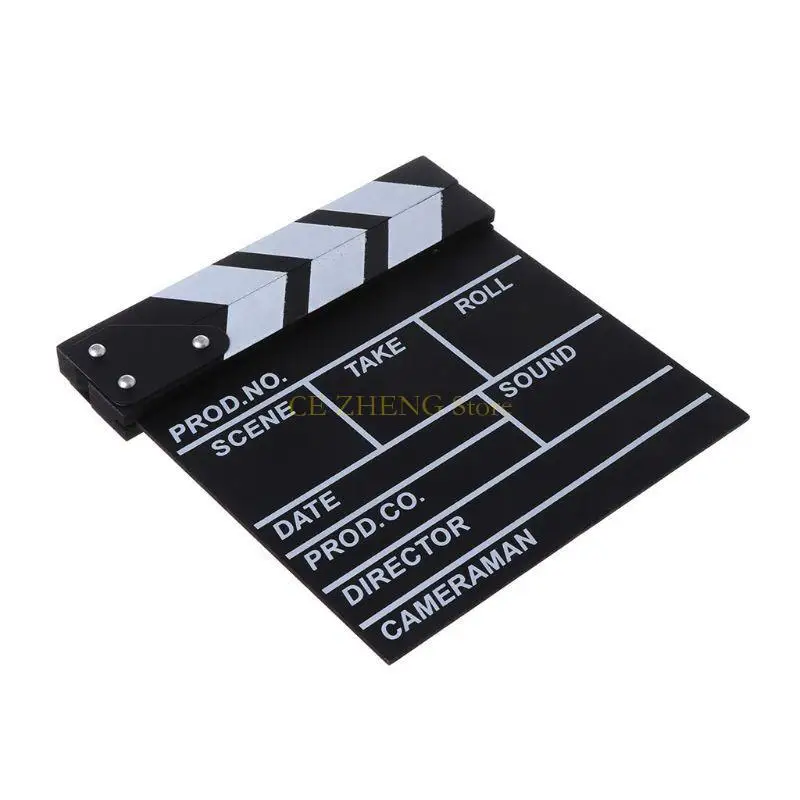 e56b فيلم مخرج لوحة clapper السينما مشهد clapboard props