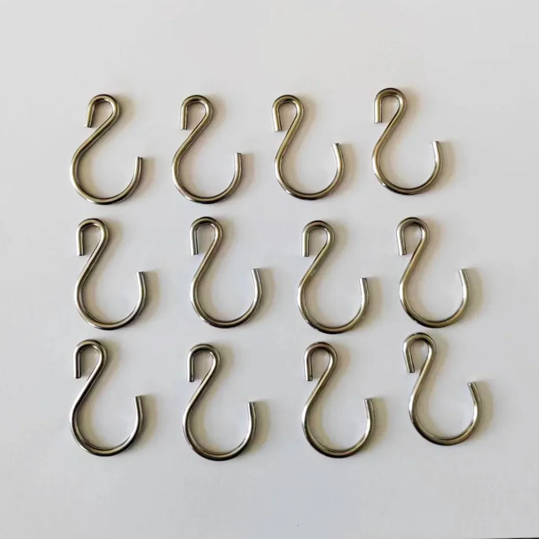 Custom Stainless Steel Zinc Plated Metal Large Size Hanging S Shape Hooks