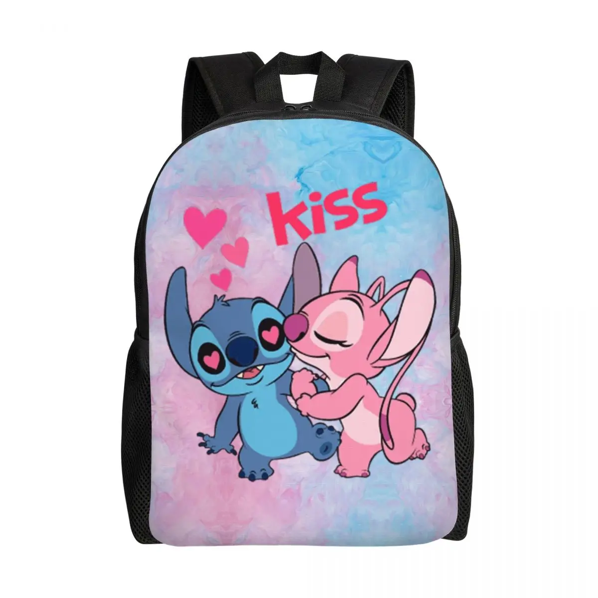 

Custom Stitch Lion Cute Laptop Backpack Women Men Casual Bookbag for School College Students Disney Movie Bags