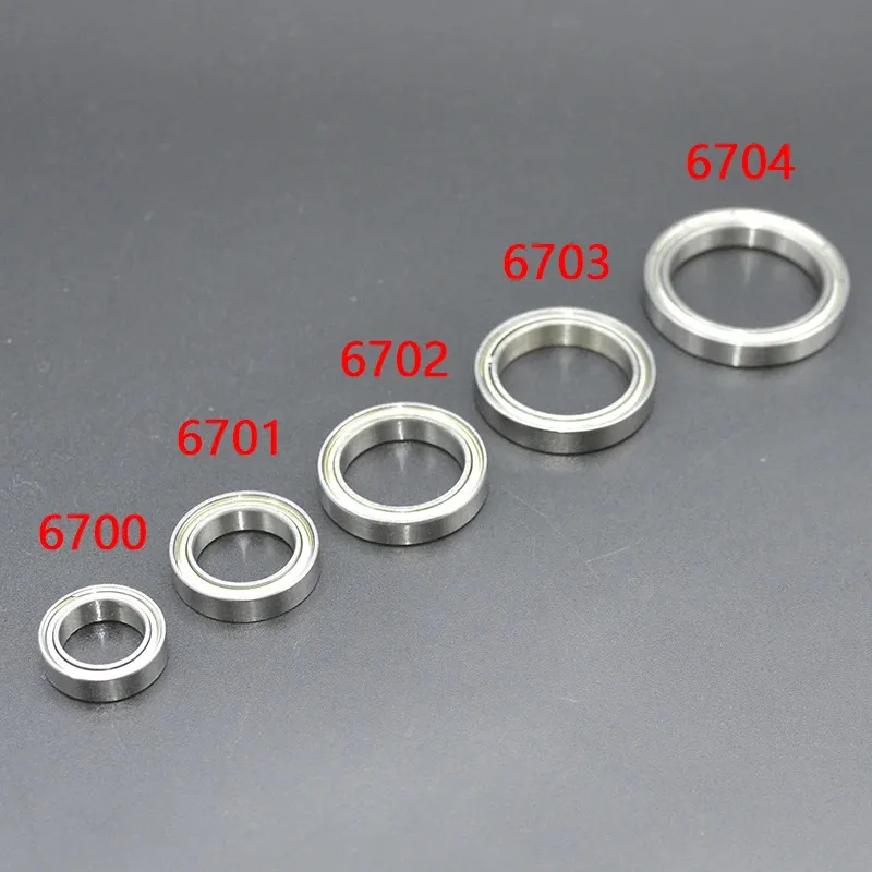 10/PCS 6700ZZ 6701ZZ 6702ZZ 6703ZZ Bearings High Quality 10x15x4 mm Miniature Seal Deep Groove Ball Bearing