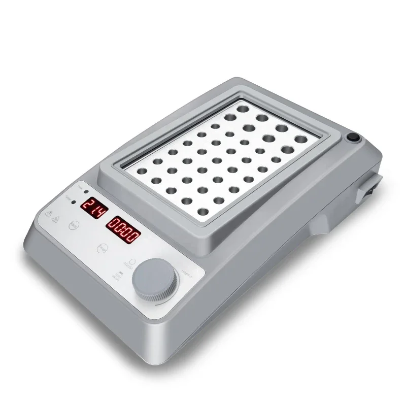 

HB60-S Room temp +5~60C LED Digital Dry bath Incubator 5mL*30+10mL*8 dual purpose heating block