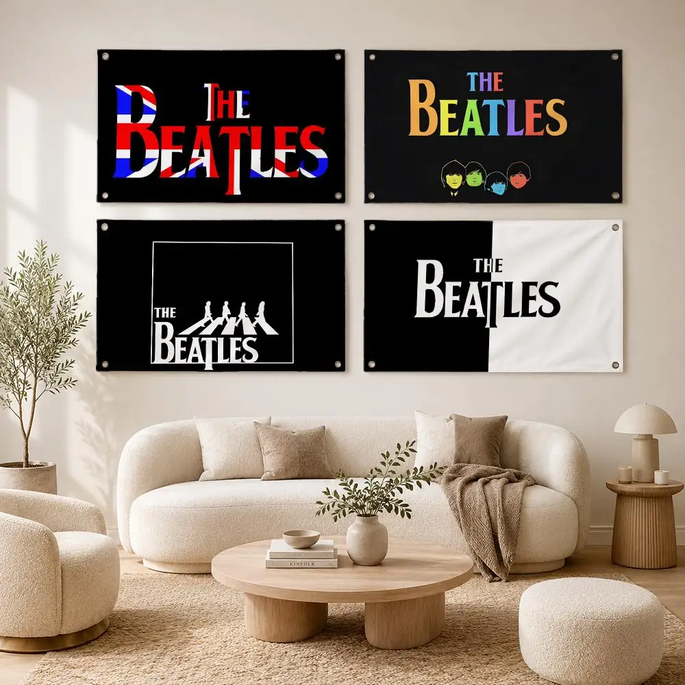 Band The Beatles Flags flag For Decoration Outdoor Picnic Hanging Home Camping Party Banner