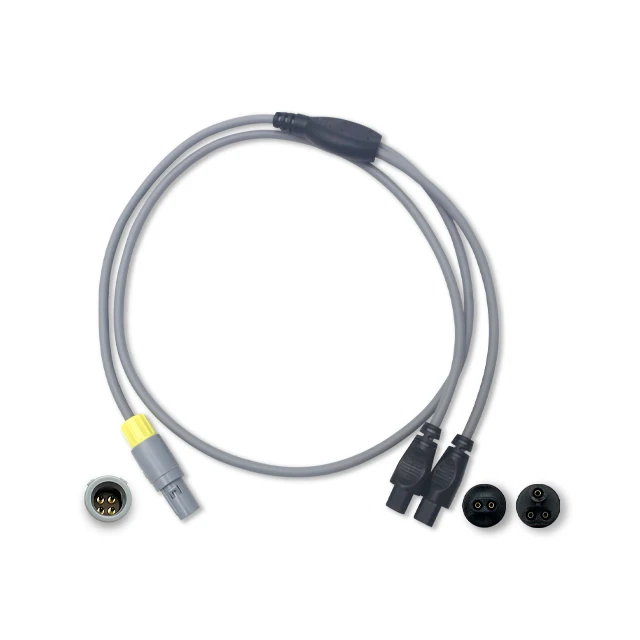 Cable adaptador de cable calefactor MR850, circuito de respiración, 4 pines, 2 ranuras, 80 grados, compatible con 900MR805, 10 Uds.