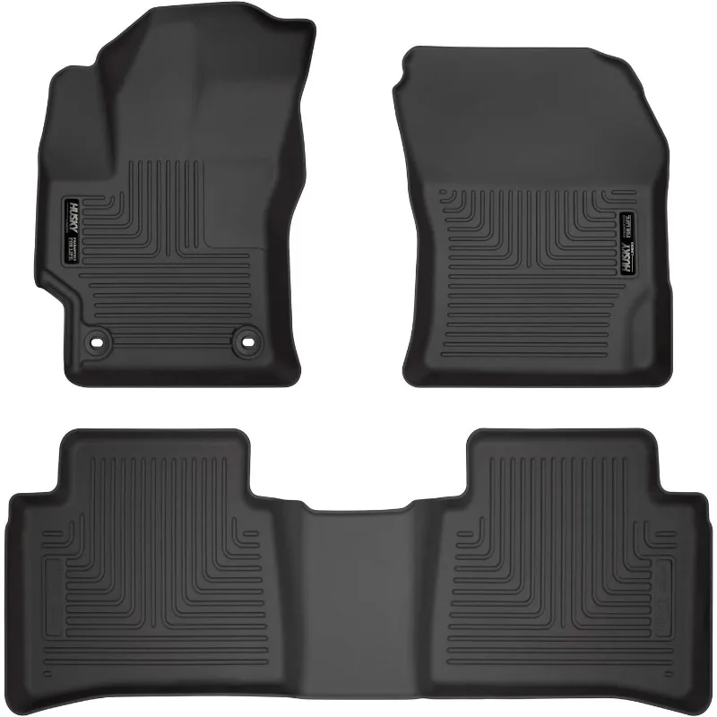 

US Weatherbeater Floor Mats | Fits 2020 - 2024 Toyota Corolla Sedan | Front & 2nd Row, 3-pc Black - 95751