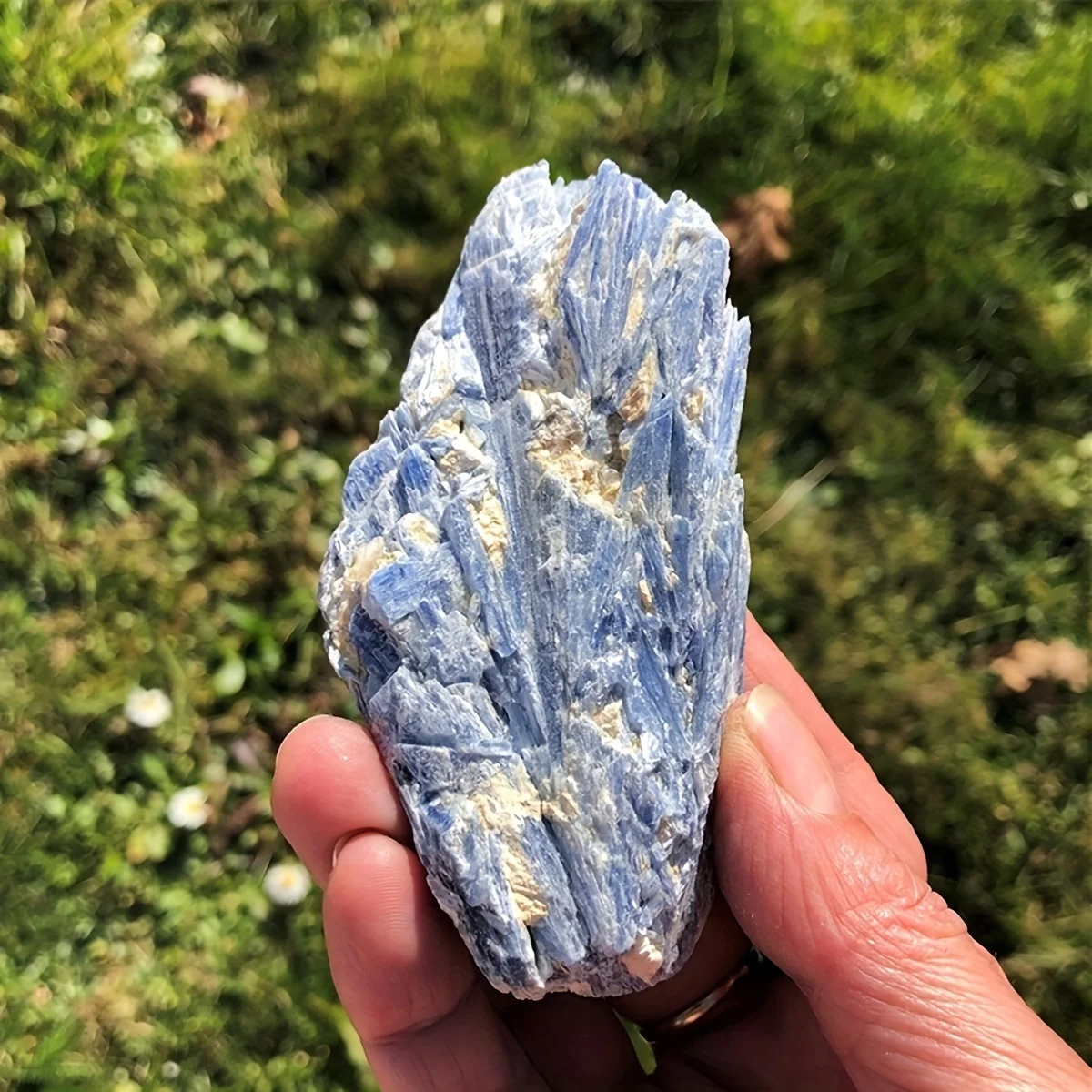 Natural Raw Blue Kyanite raw, Crystal raw, Healing crystal, Blue Kayanite, Large Raw Kyanite, Home decor