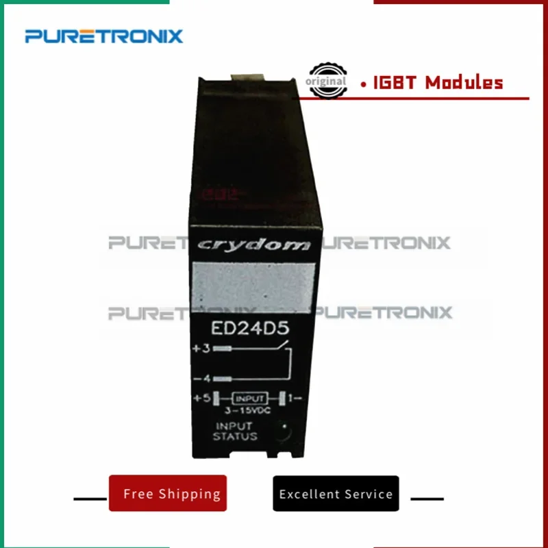 Ed24d5 ed24c5 5a 280v novo sólido original declarado relé