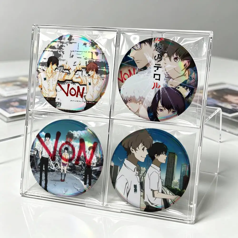 Anime Terror in Resonance    Handmade Brooch Cartoon Cosplay Badge On Backpack Jewelry Accessories Gifts