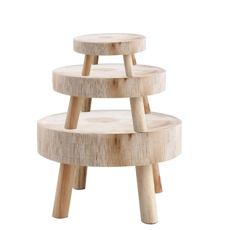 AS96-Mini Wooden Stool Display - đánh giá và giá Up Bonsai Garden