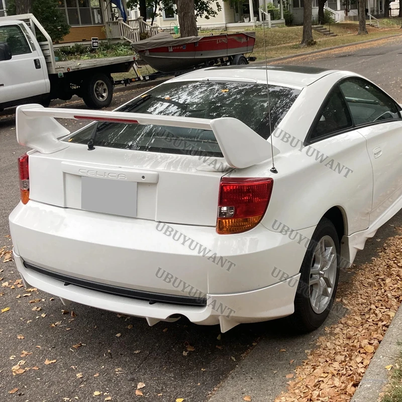 For TOYOTA CELICA 2000-2005 WITH LED LIGHTS ABS Plastic Rear Trunk Wing Tail Car Body Kit Accessories - view 2