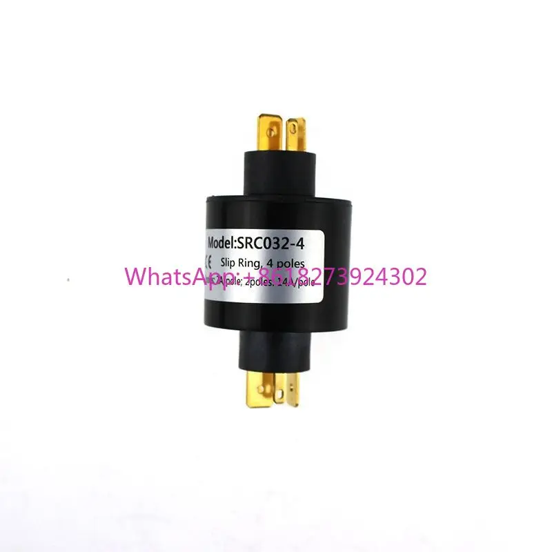 

Gold Plated 4-Pole 32mm Pin Type Slip Ring Connector for Electrical Equipment